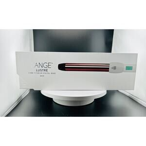 L’ange Lustre 25 mm Titanium Digital Curling Wand - White - New!